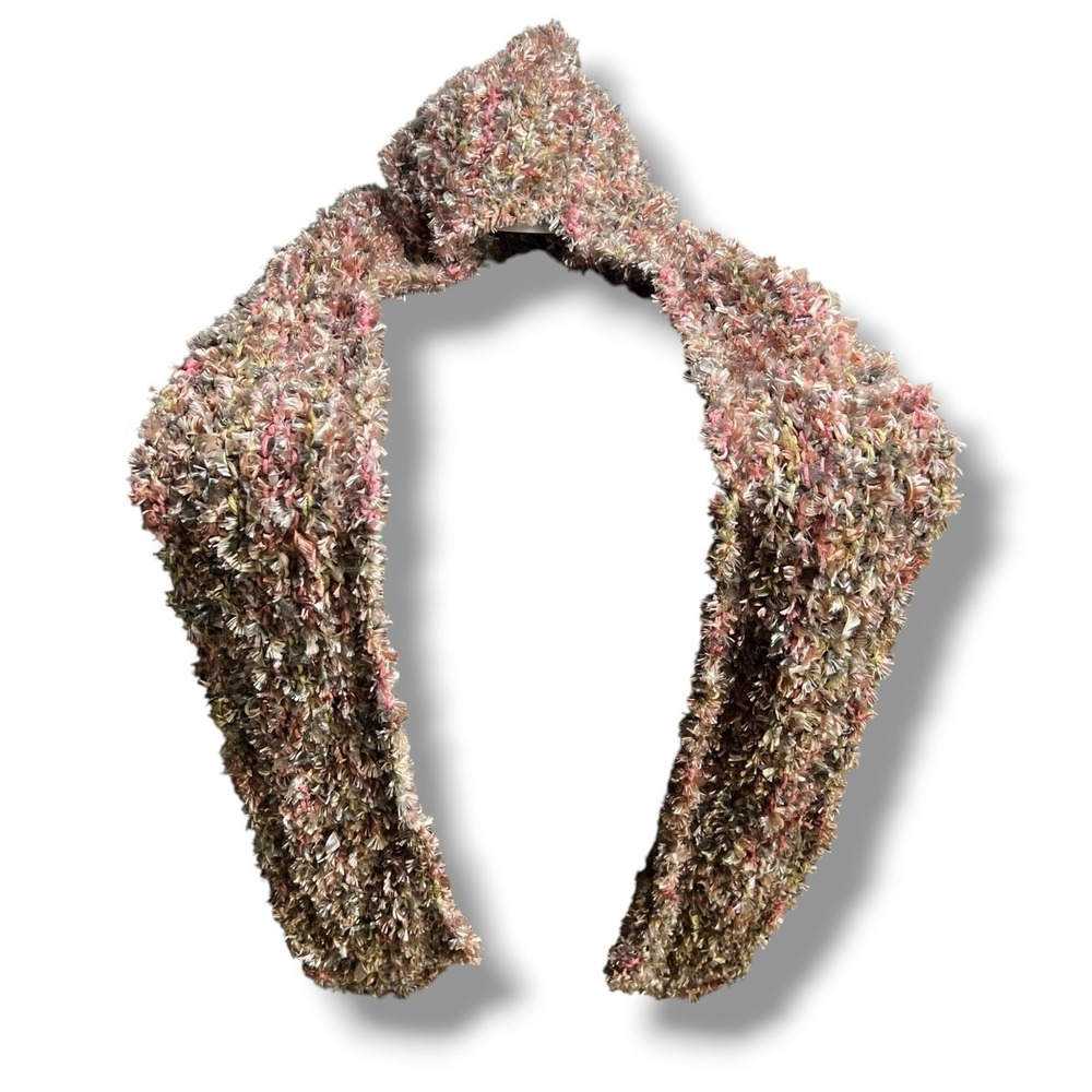 Handmade Crochet Hooded Scarf Unisex Scarf Fairy Cottagecore Boho Hippie Scoodie